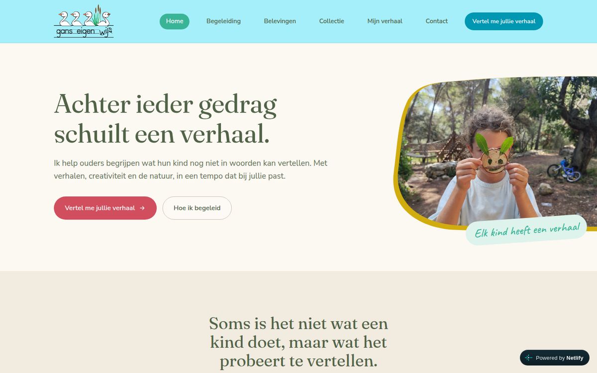 Screenshot van GansEigenWijs